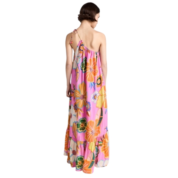 Farm Rio Full Garden Pink Maxi Dress - Picture 3 of 4